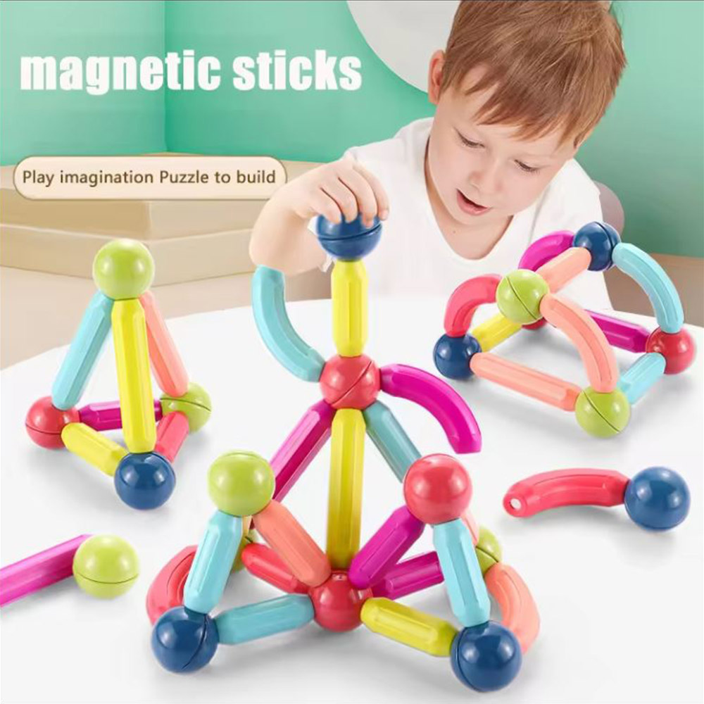 Magnetic Building Sticks Balls STEM Construction Set