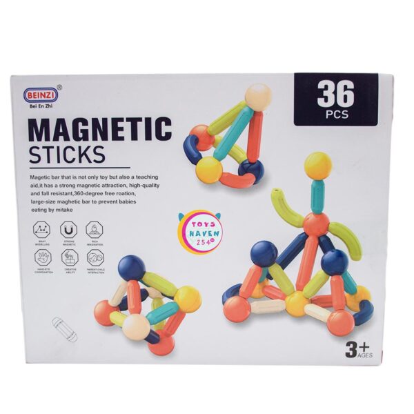Magnetic Building Sticks Balls STEM Construction Set - Image 4