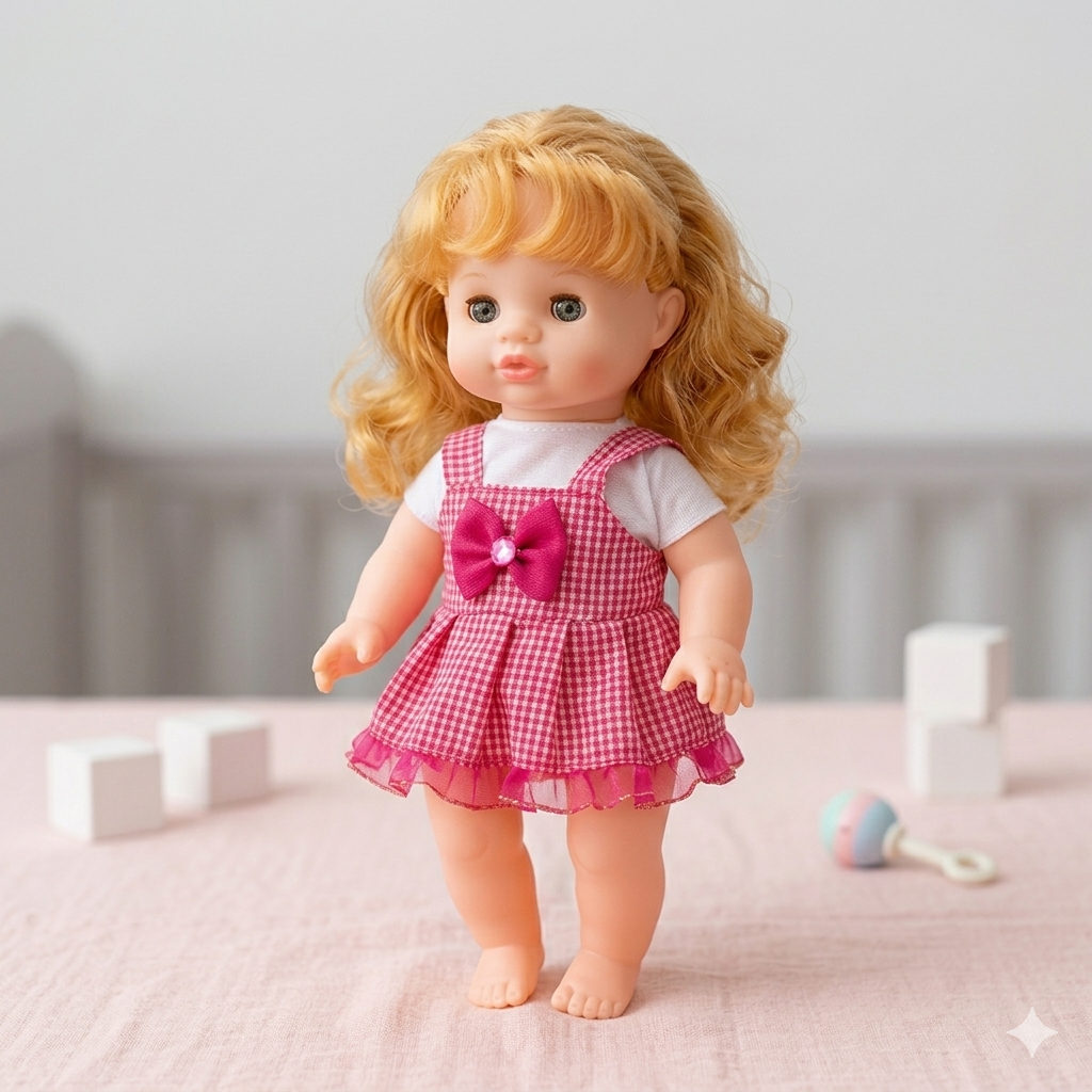 Musical “Baby” Doll with Feeding Bottle Kit