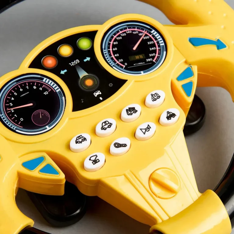 Interactive Musical Steering Wheel Toy for Kids