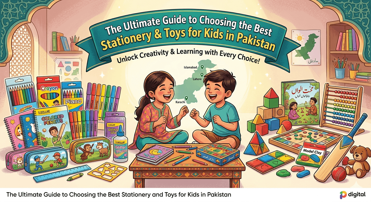 The Ultimate Guide to Choosing the Best Stationery and Toys for Kids in Pakistan