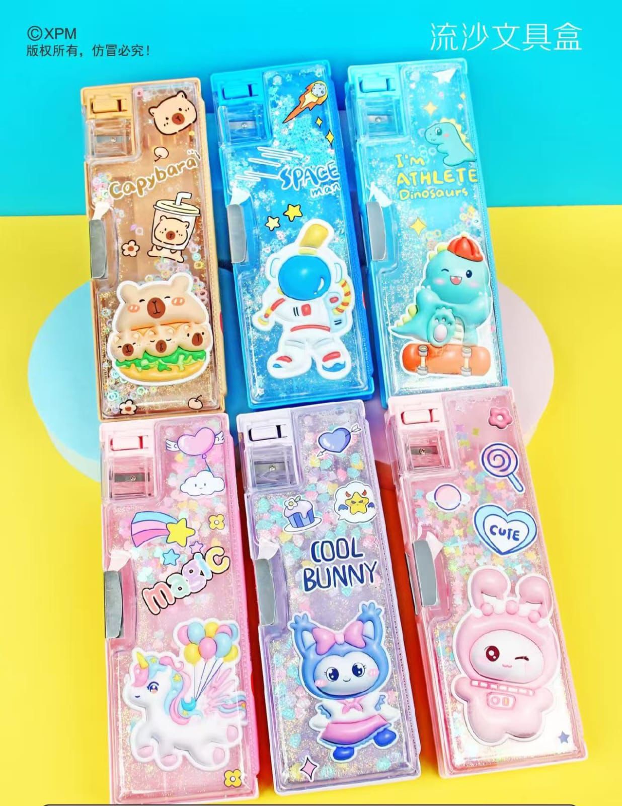 Cute pencil box with magic inside