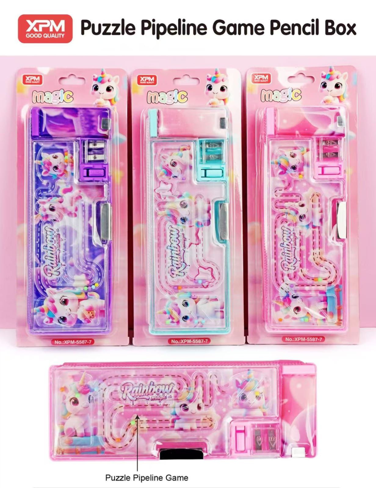 Puzzle pipeline game, pencil box high-quality