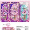 High quality, five in one pencil box set with mirror and comb