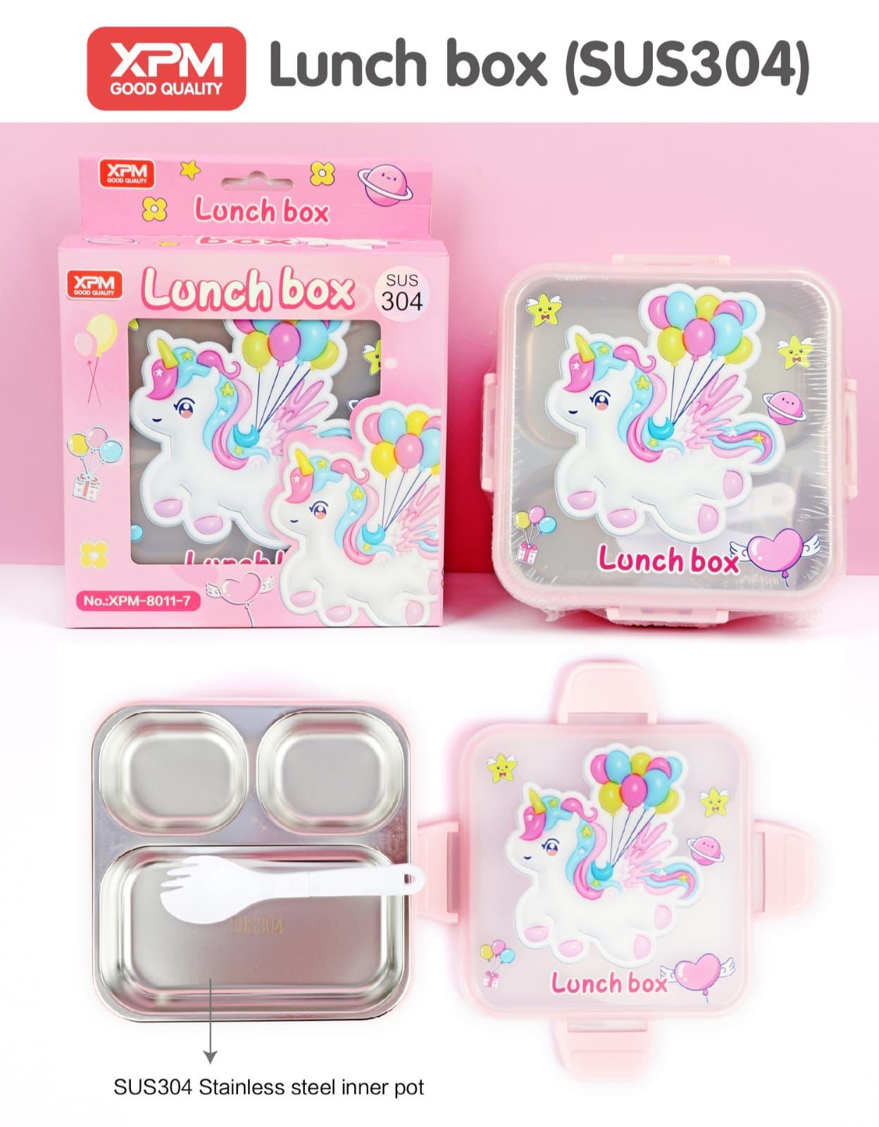 Lunchbox high-quality (SUS304) stainless steel in our pot