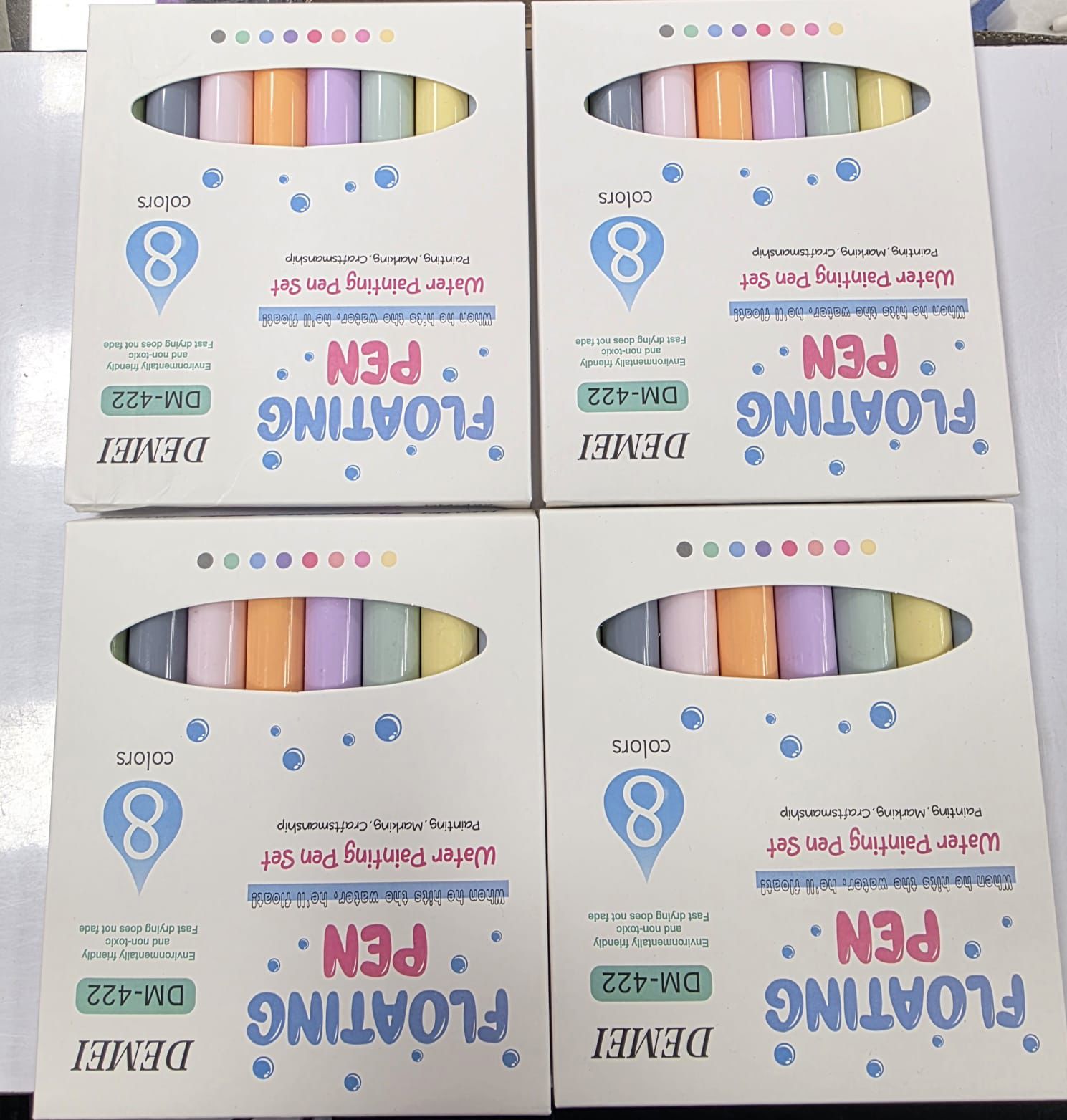 8 colour painting floating pen