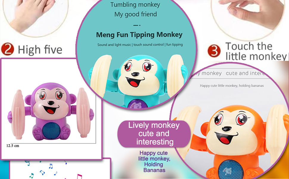 Tumbling Banana Monkey Toy (826) - Image 5