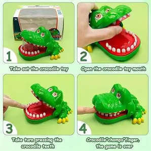 Tricky Crocodile Biting Finger Game(8200B-1)