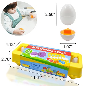 Smart Egg Matching Game: Educational Color and Shape Sorter