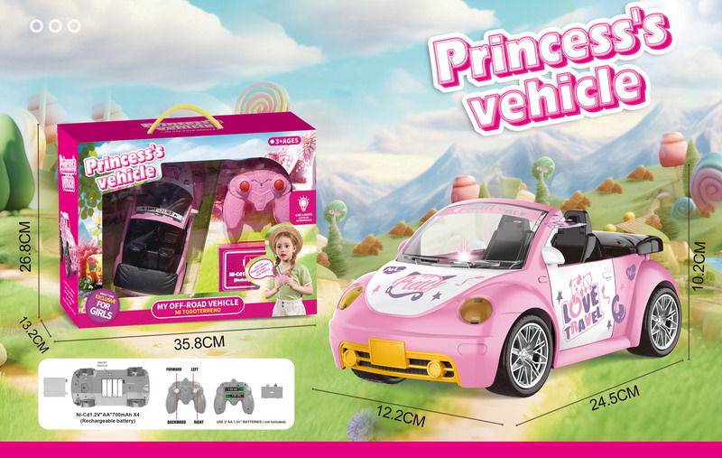Princess Vehicle RC Convertible Car