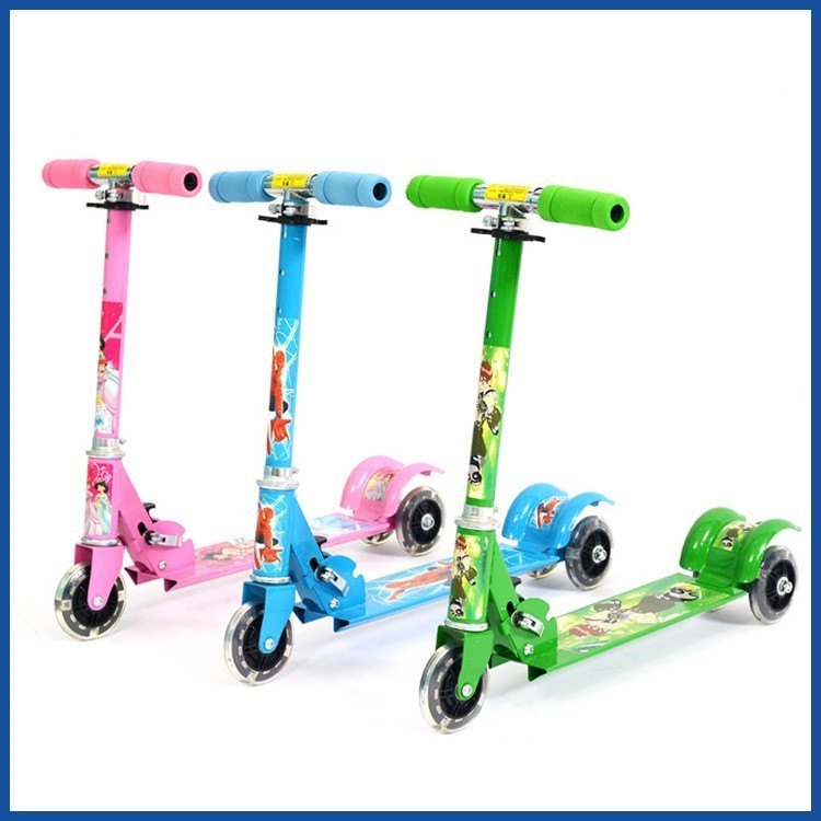 3-Wheel Folding Kick Scooter