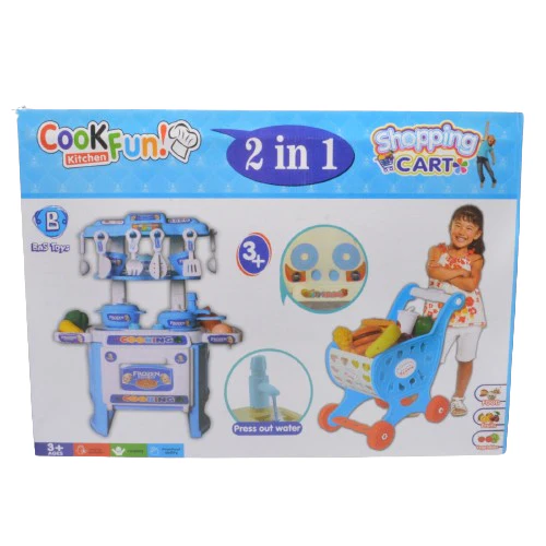 Cook Fun 2-in-1 Shopping Cart