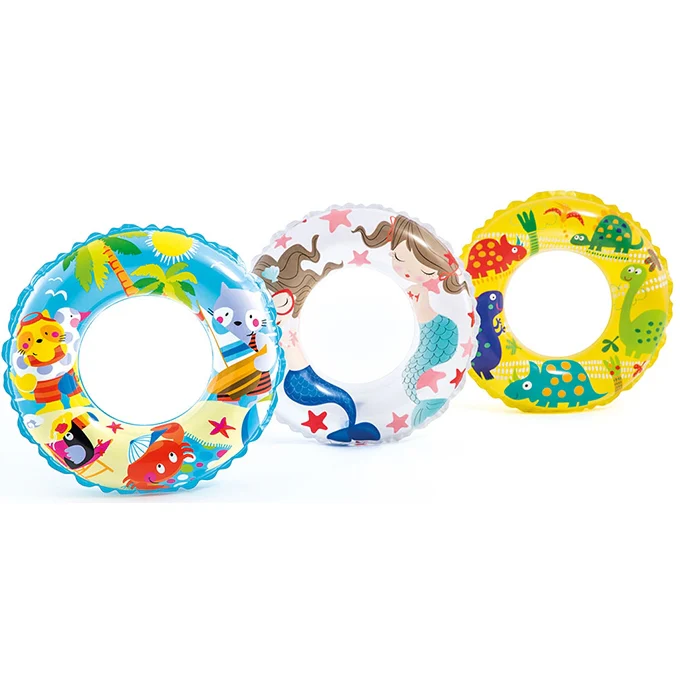 Intex Vivid Print 20-Inch Inflatable Swim Ring
