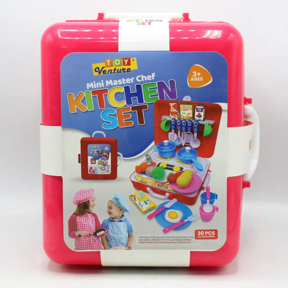 Mini Master Chef 30-Piece Kitchen Playset Case