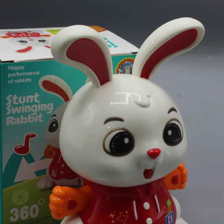 Stunt Swinging Rabbit Toy with Lights and Music