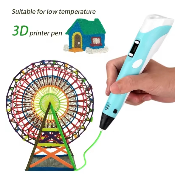Professional 3D Printing Pen with LED Display & PLA Filament Kit