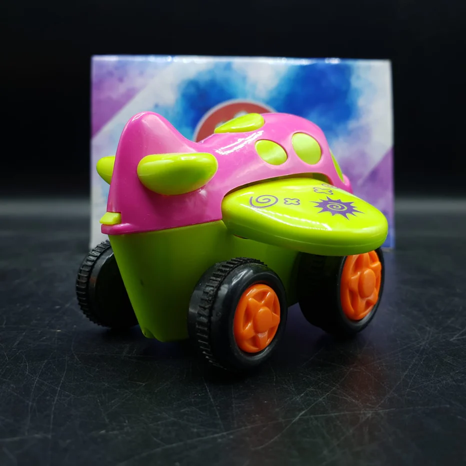 Mini Cartoon Friction Airplane Toy - Image 3