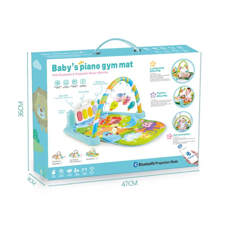 Baby’s Piano Gym Mat with Bluetooth & Projection - Image 2