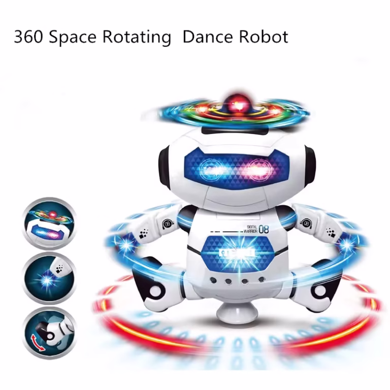 Interactive Dancing Robot Warrior with 360° Rotation