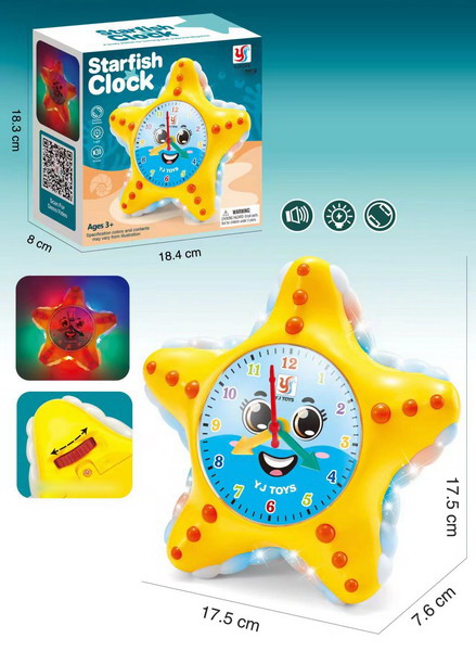 Starfish Clock Interactive Learning Toy