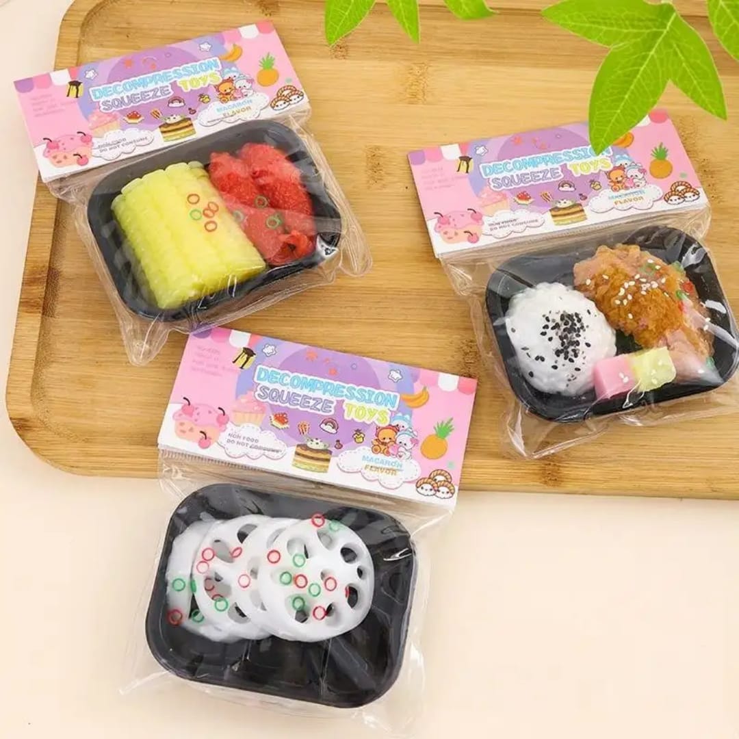 Bento Box Decompression Squeeze Toy