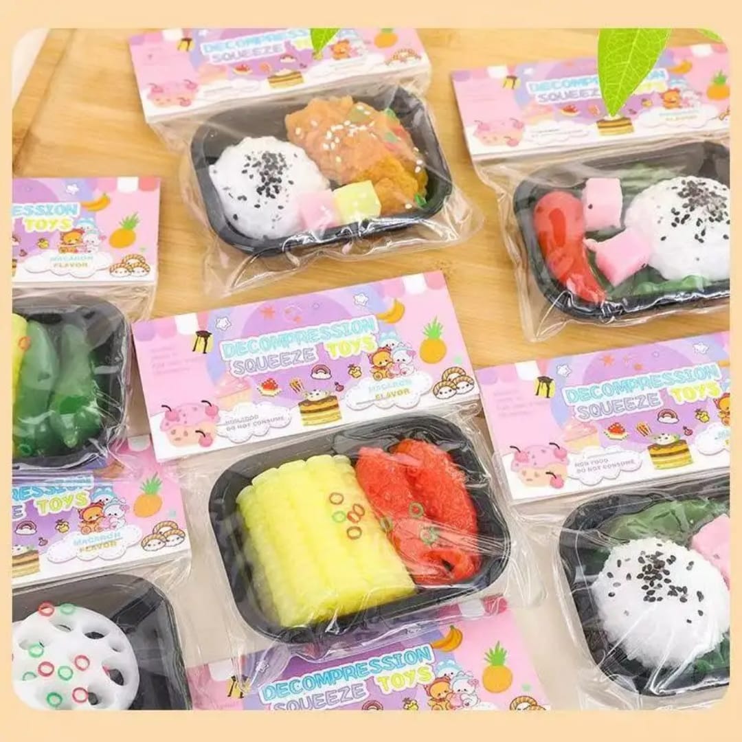 Bento Box Decompression Squeeze Toy