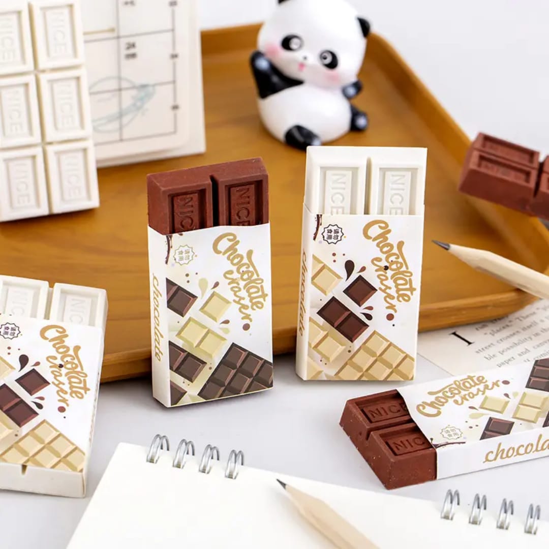 Chocolate Bar Novelty Erasers