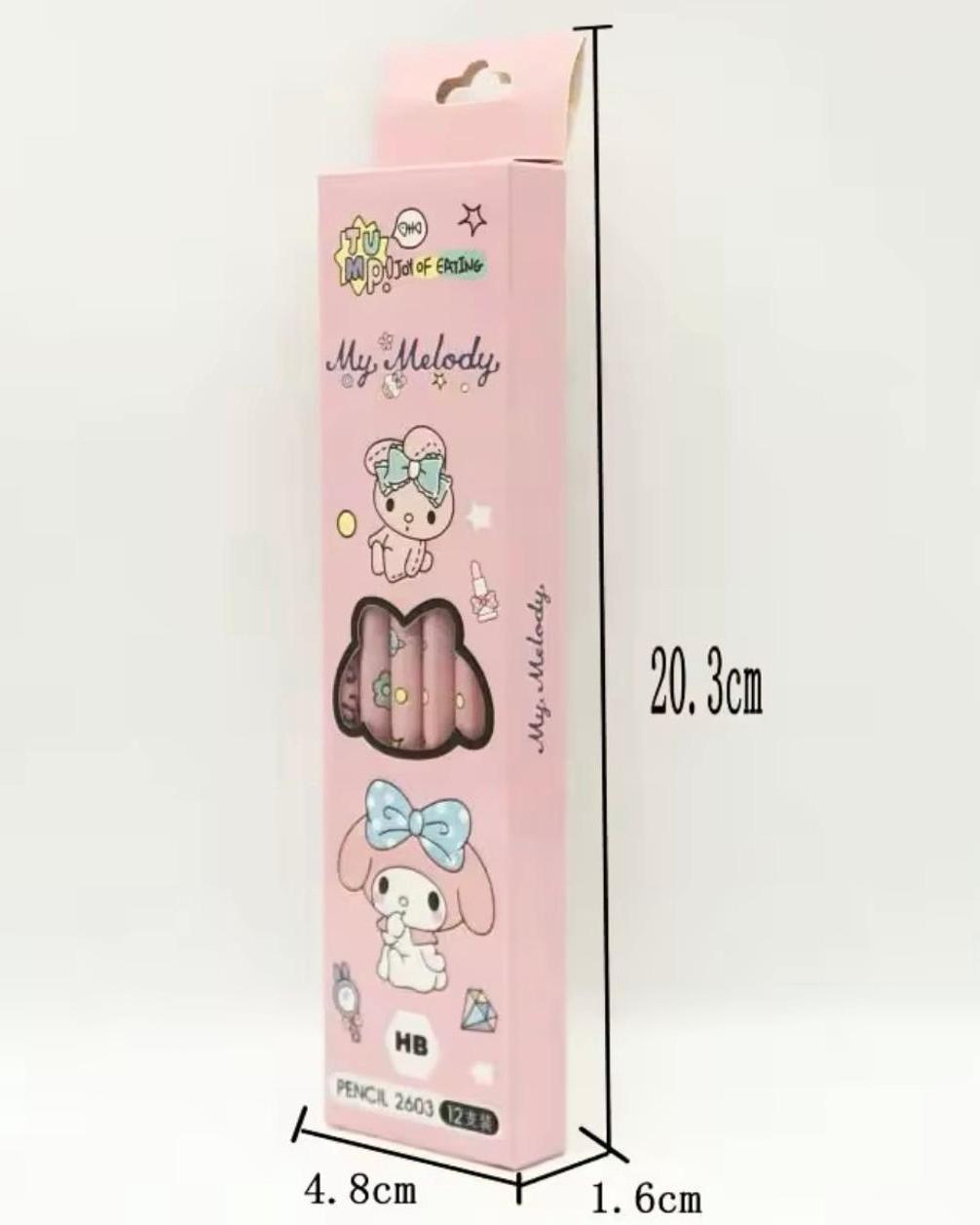 Cute Cartoon Character HB Pencil Set