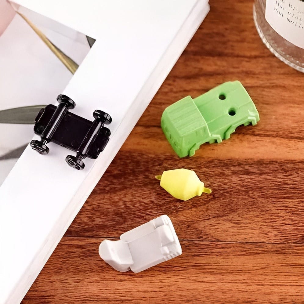 Traffic Series DIY Novelty Puzzle Erasers Set