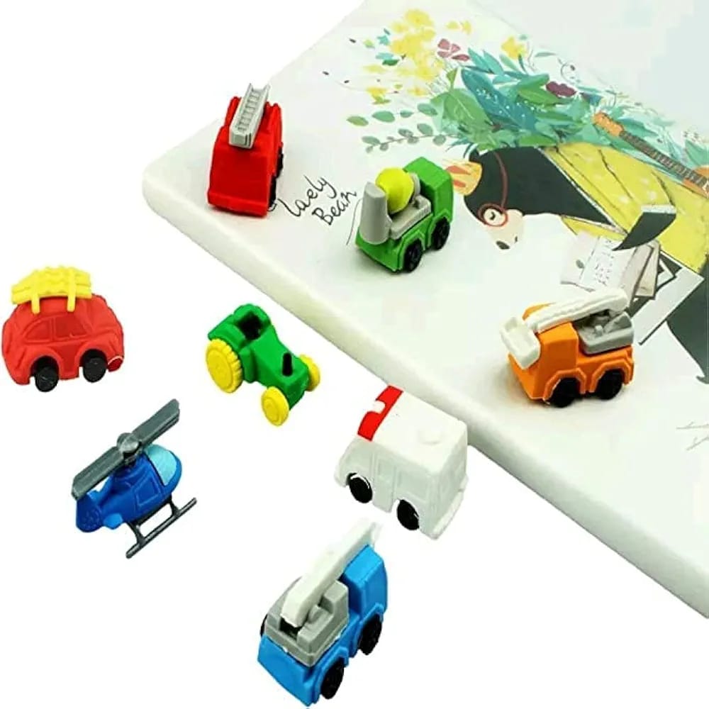 Traffic Series DIY Novelty Puzzle Erasers Set - Image 3