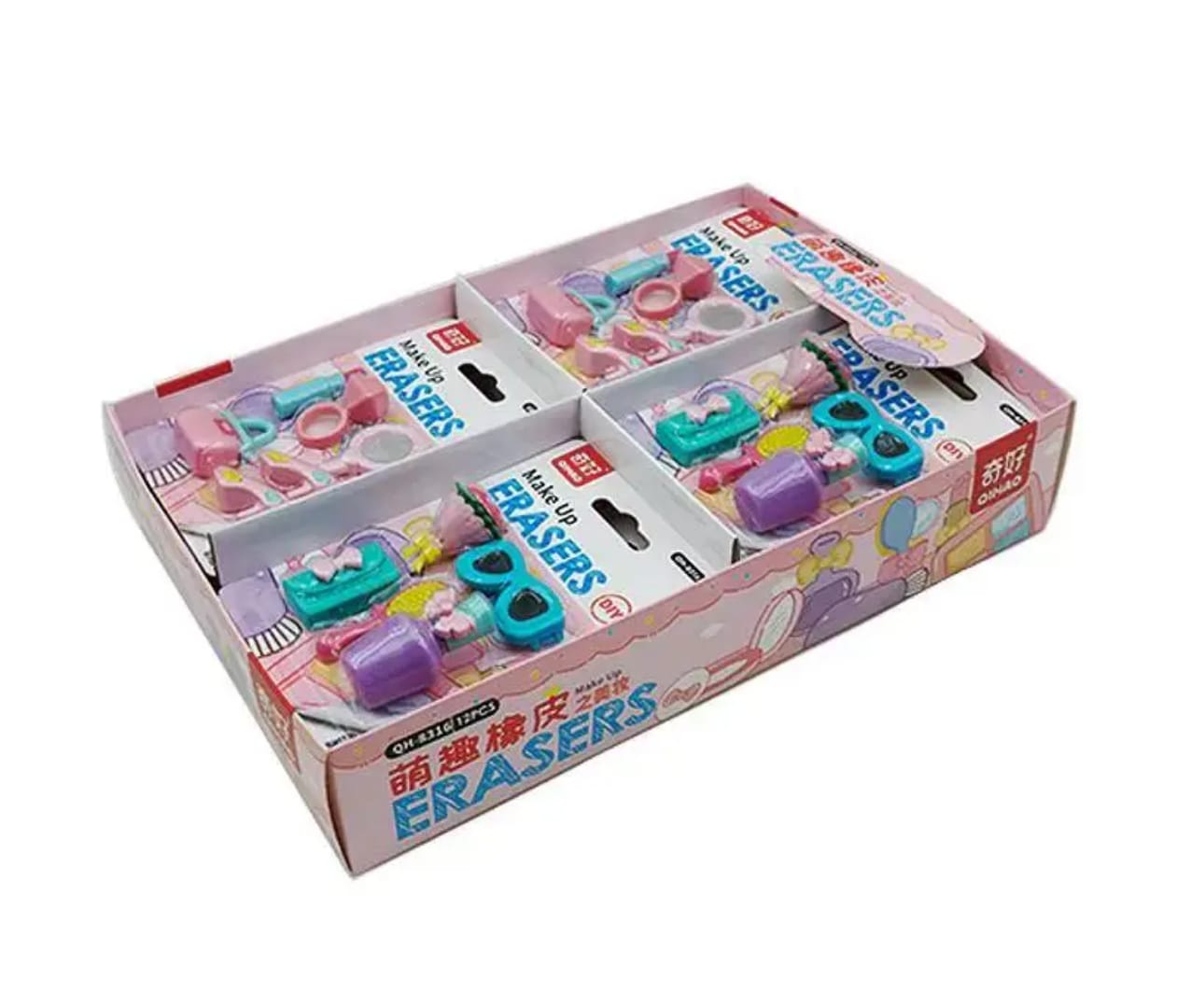 Make Up DIY Novelty Puzzle Erasers Set