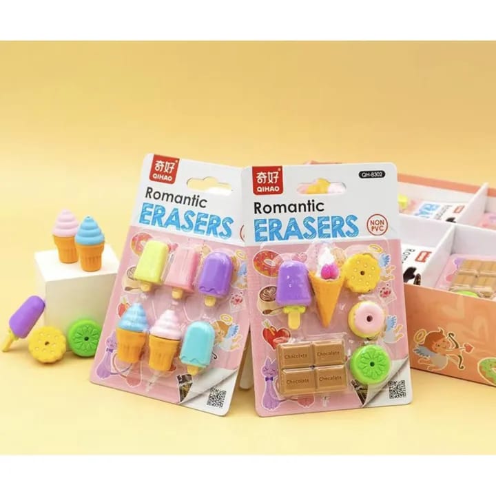 Romantic Sweet Treats DIY Novelty Puzzle Erasers Set - Image 6