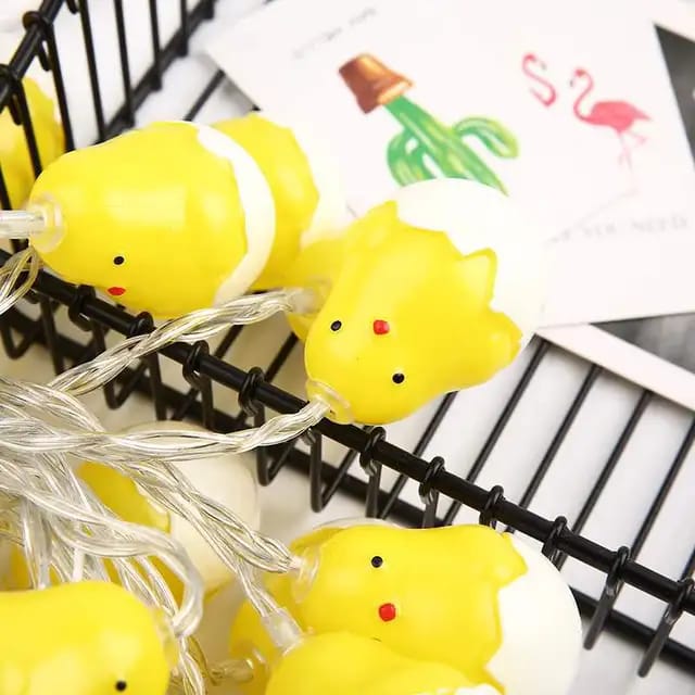 Cute Chick Hatching LED Fairy String Lights - Image 3