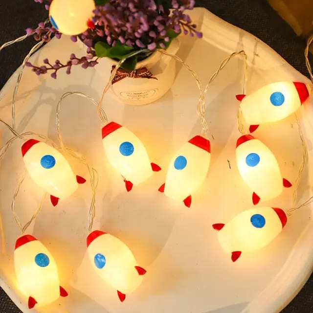 Space Rocket Adventure LED Fairy String Lights