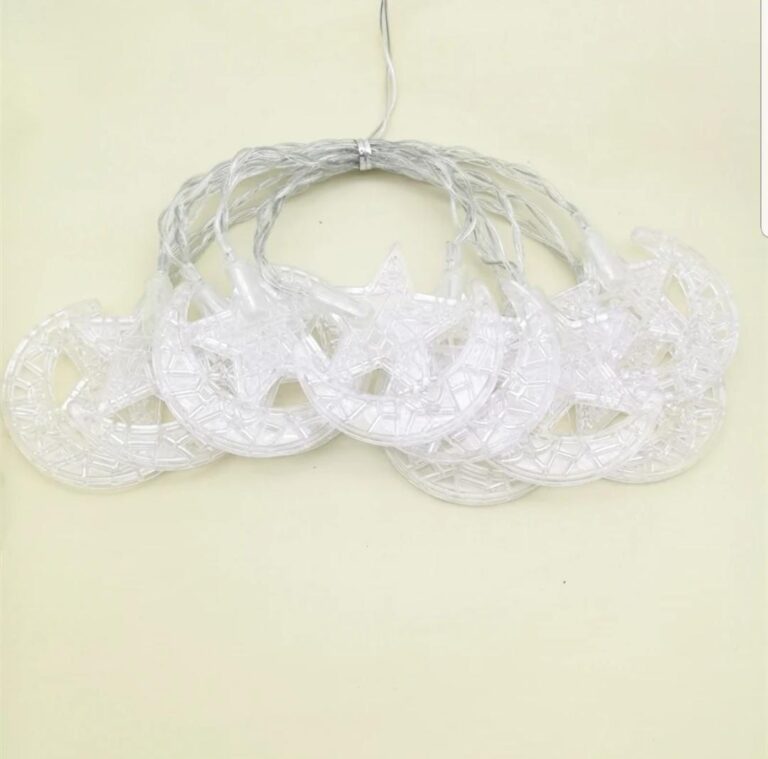 Celestial Moon and Star LED Fairy String Lights