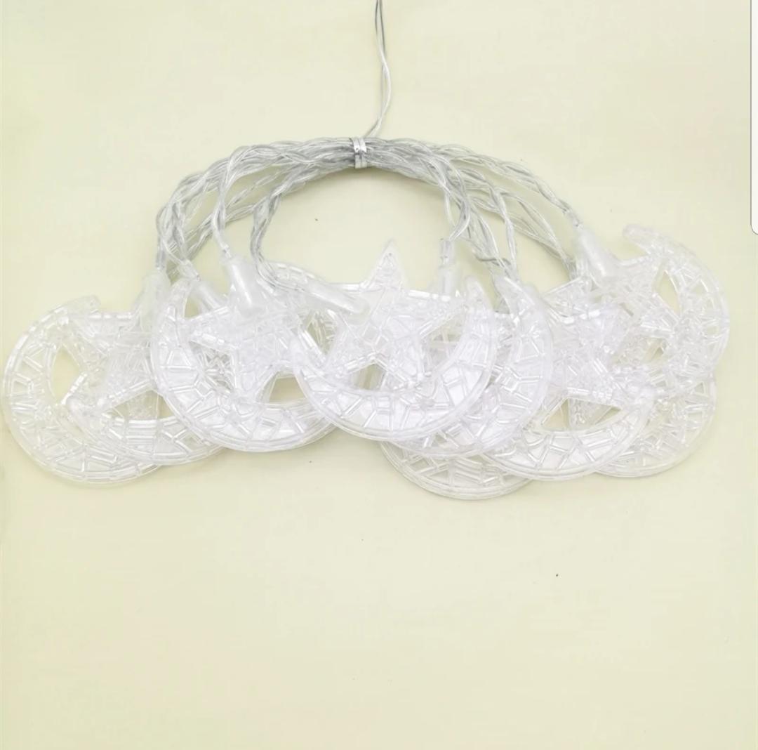 Celestial Moon and Star LED Fairy String Lights - Image 2
