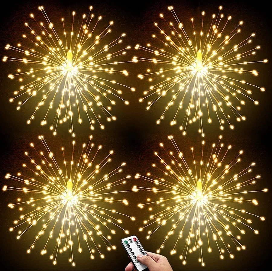 Firework Starburst LED Hanging Lights - Image 5