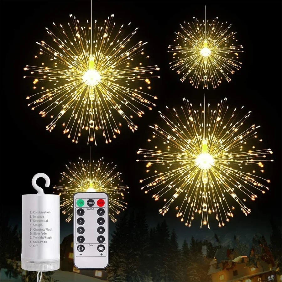 Firework Starburst LED Hanging Lights