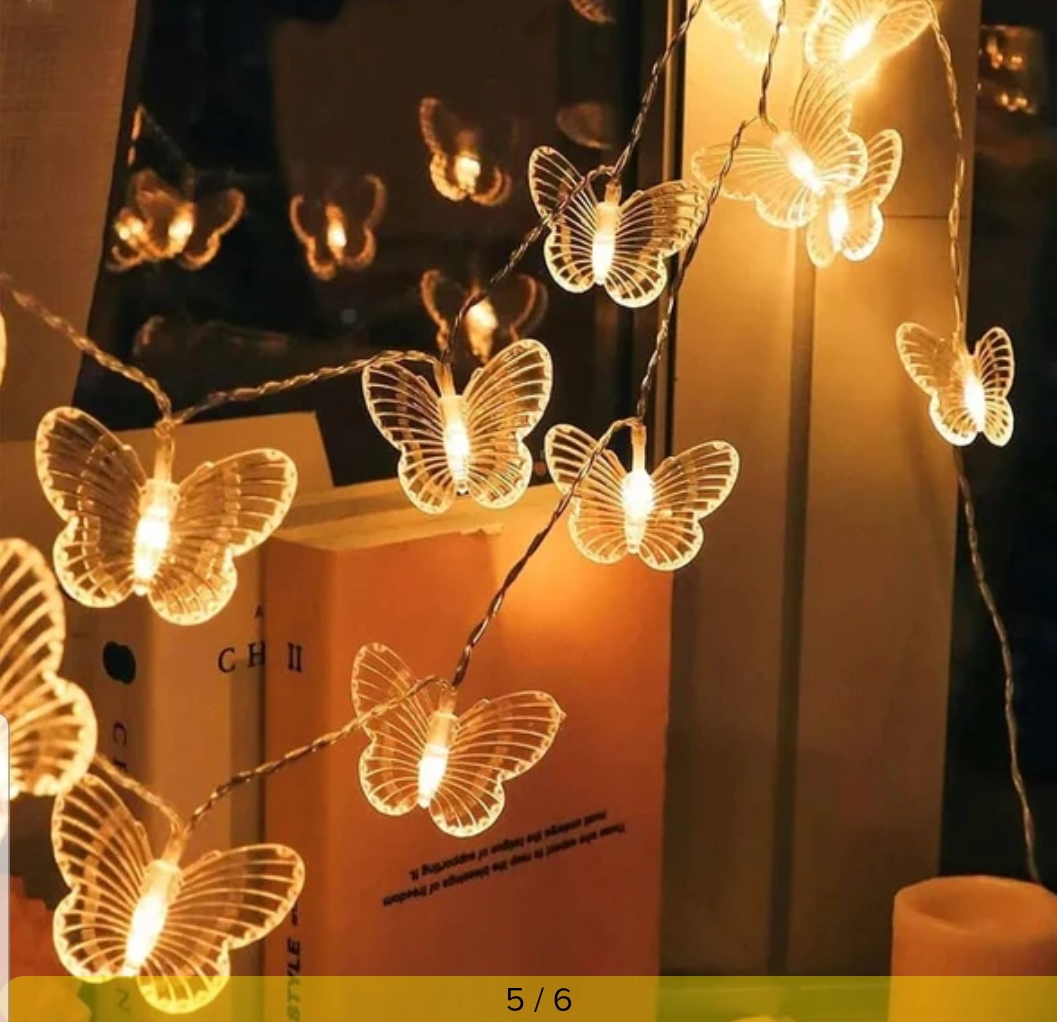 Butterfly LED String Lights