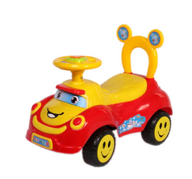 Cartoon Face Kids Push Car