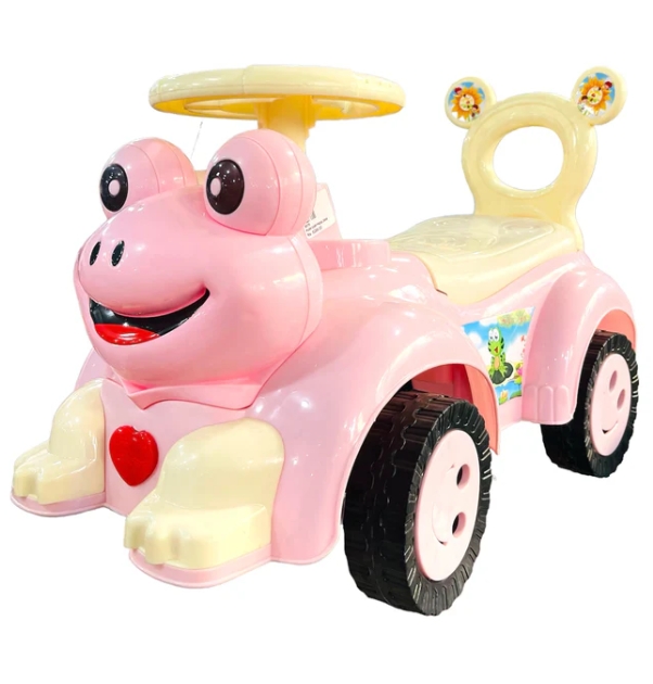 Frog Face Kids Push Car