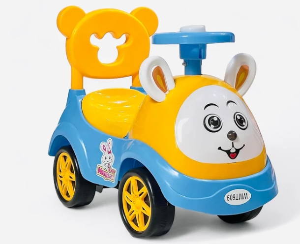 Rabbit Face Kids Push Car