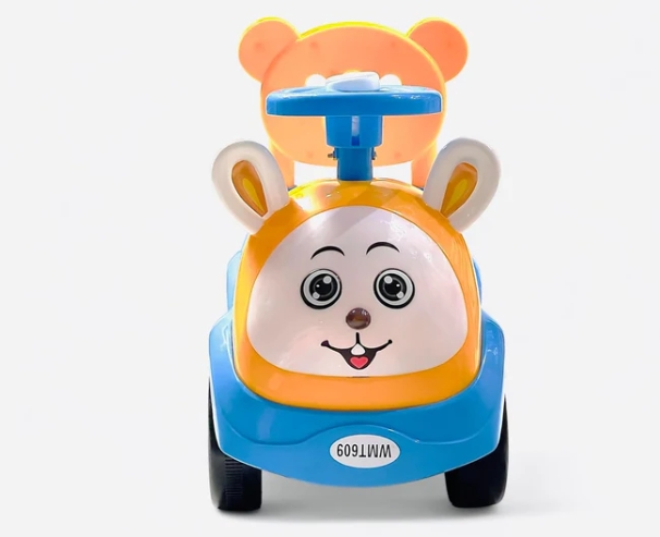 Rabbit Face Kids Push Car