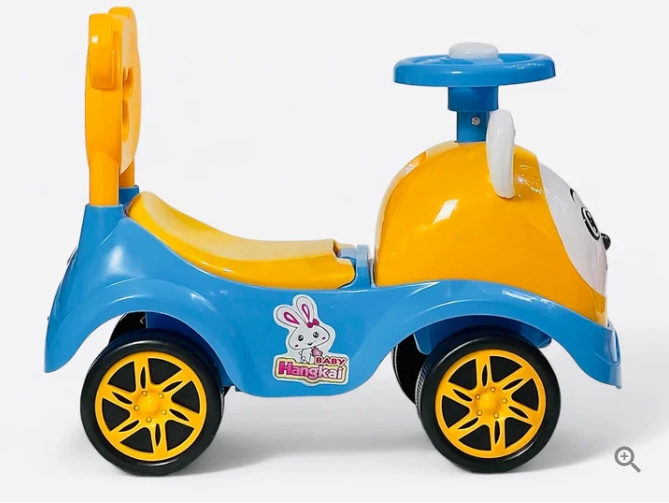 Rabbit Face Kids Push Car