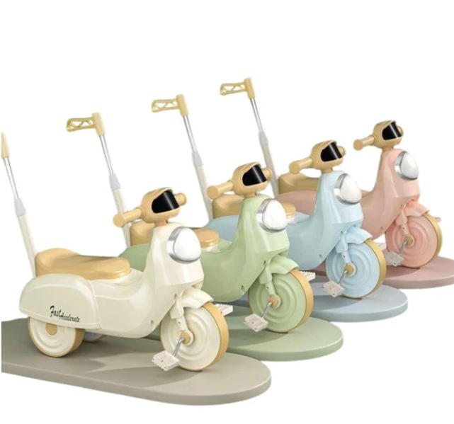 Kids Tricycle With Push Handle
