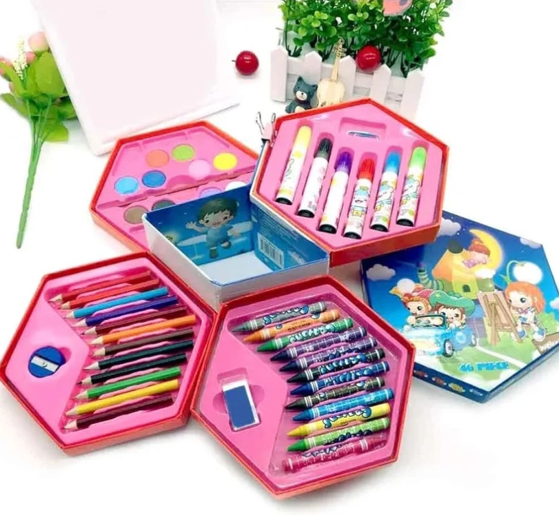 46-Piece Children’s Art Set