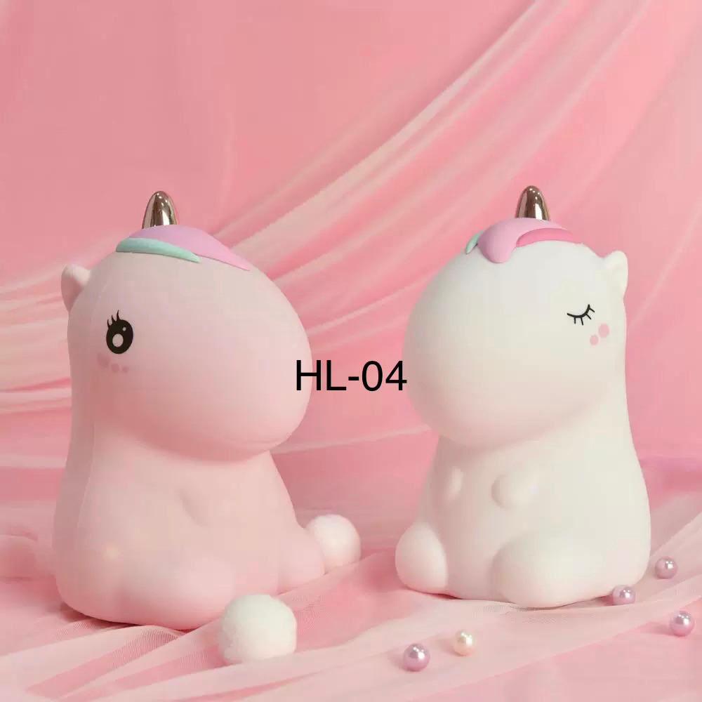 Cute Magical Unicorn Silicone LED Night Light