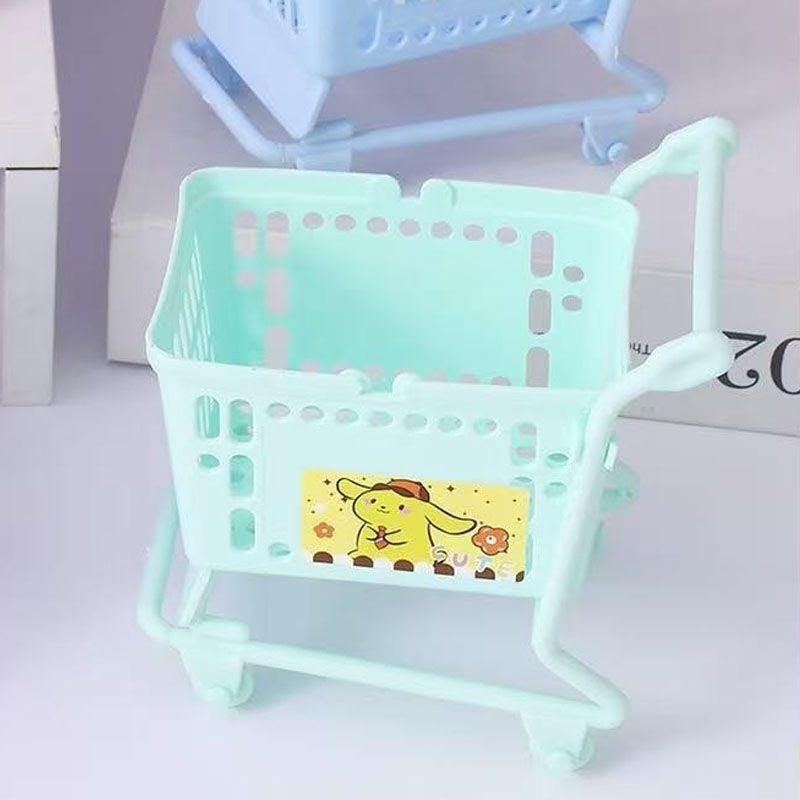 Miniature Pastel Shopping Cart Organizer - Image 3