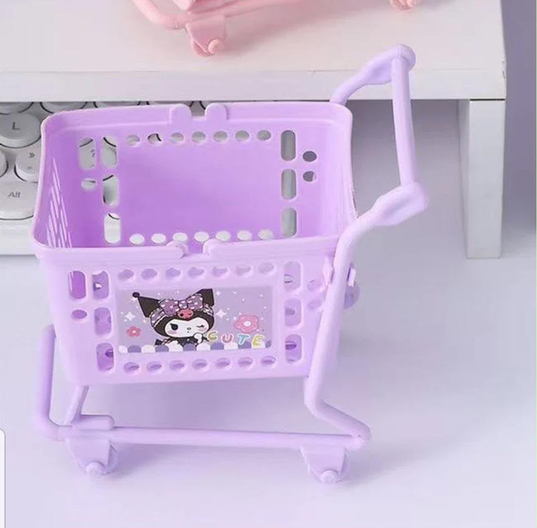 Miniature Pastel Shopping Cart Organizer - Image 4