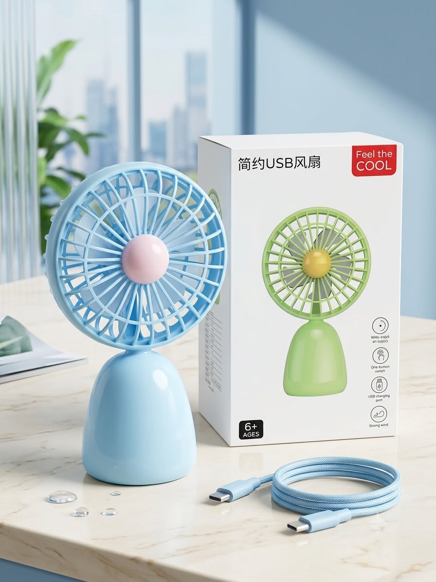 Portable Desktop USB Fan
